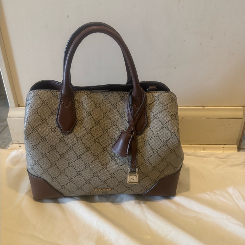 Burberry Brown and Gray Women's Bag